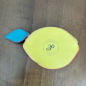 Plunder Retro Lemon shaped Accessory Bag Colorful Zippered Coin Purse